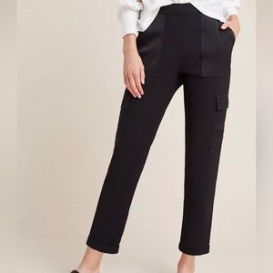 Maeve - Anthropologie Delancey Satin-Trimmed Cargo Joggers
